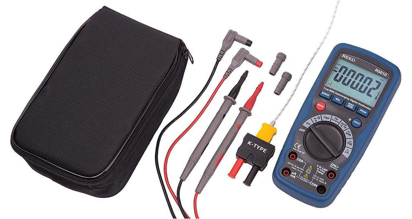 REED R5010 True RMS Waterproof Digital Multimeter