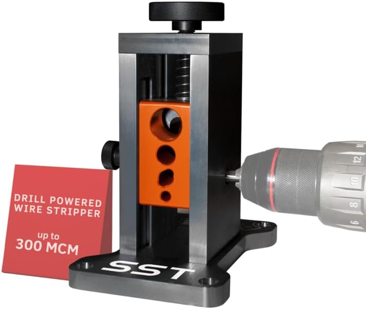 SST Heavy Duty Wire Stripper Machine | Drill-Powered Industrial Wire Stripping Machine