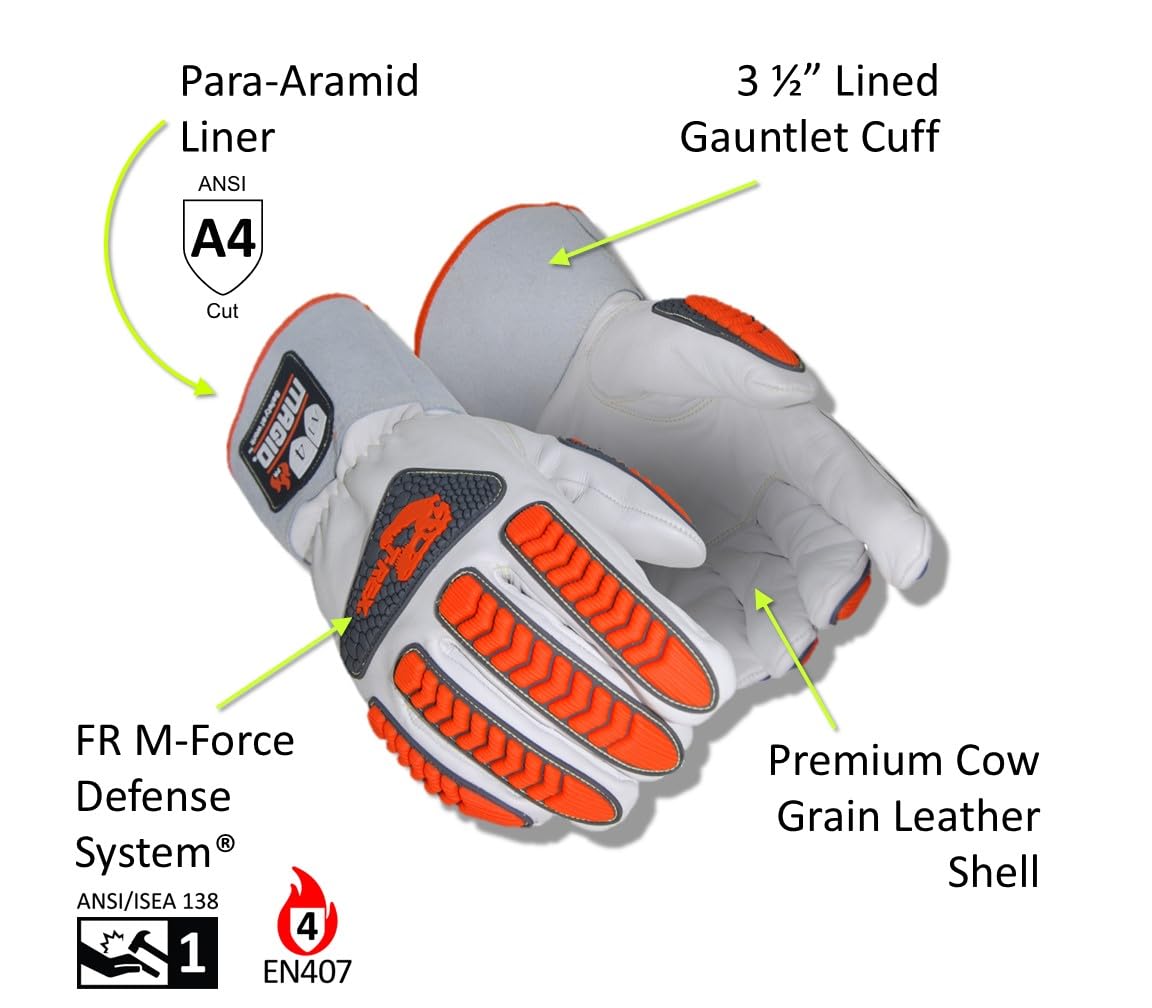 MAGID T-REX TRX848M Inferno Series Heat Resistant Welder's Gloves