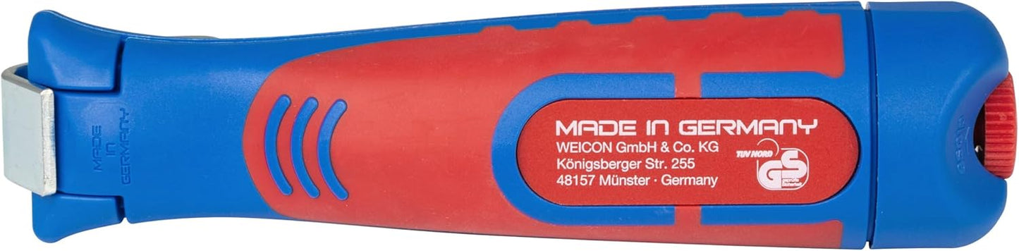 WEICON Cable Stripper No. 4-16 | Multi Stripping Knife | adjustable cutting depth | for all common round cables