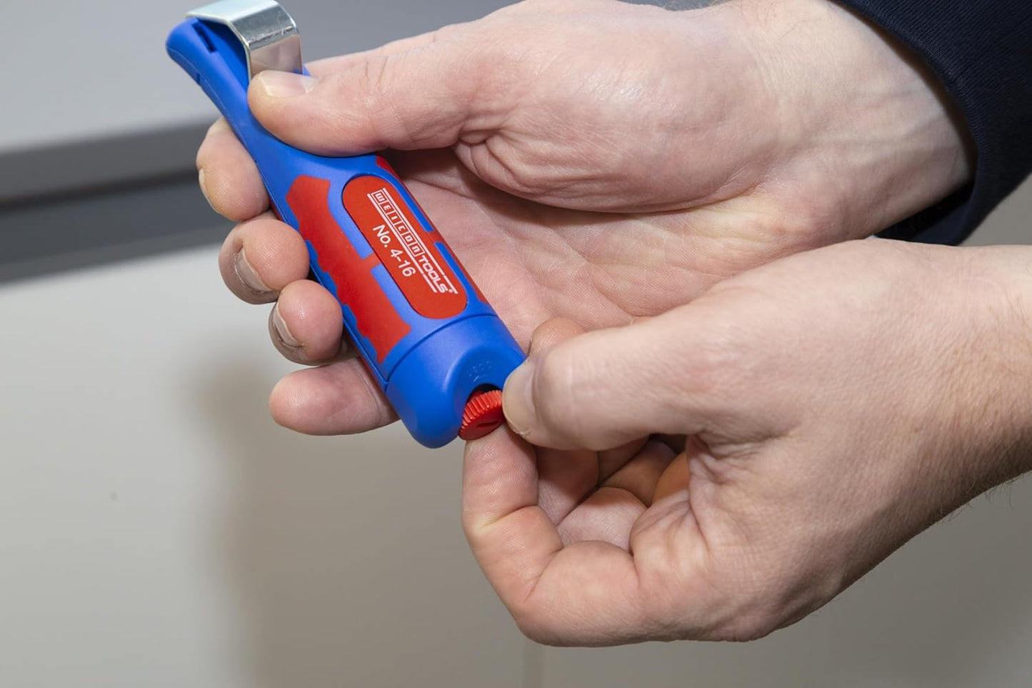 WEICON Cable Stripper No. 4-16 | Multi Stripping Knife | adjustable cutting depth | for all common round cables