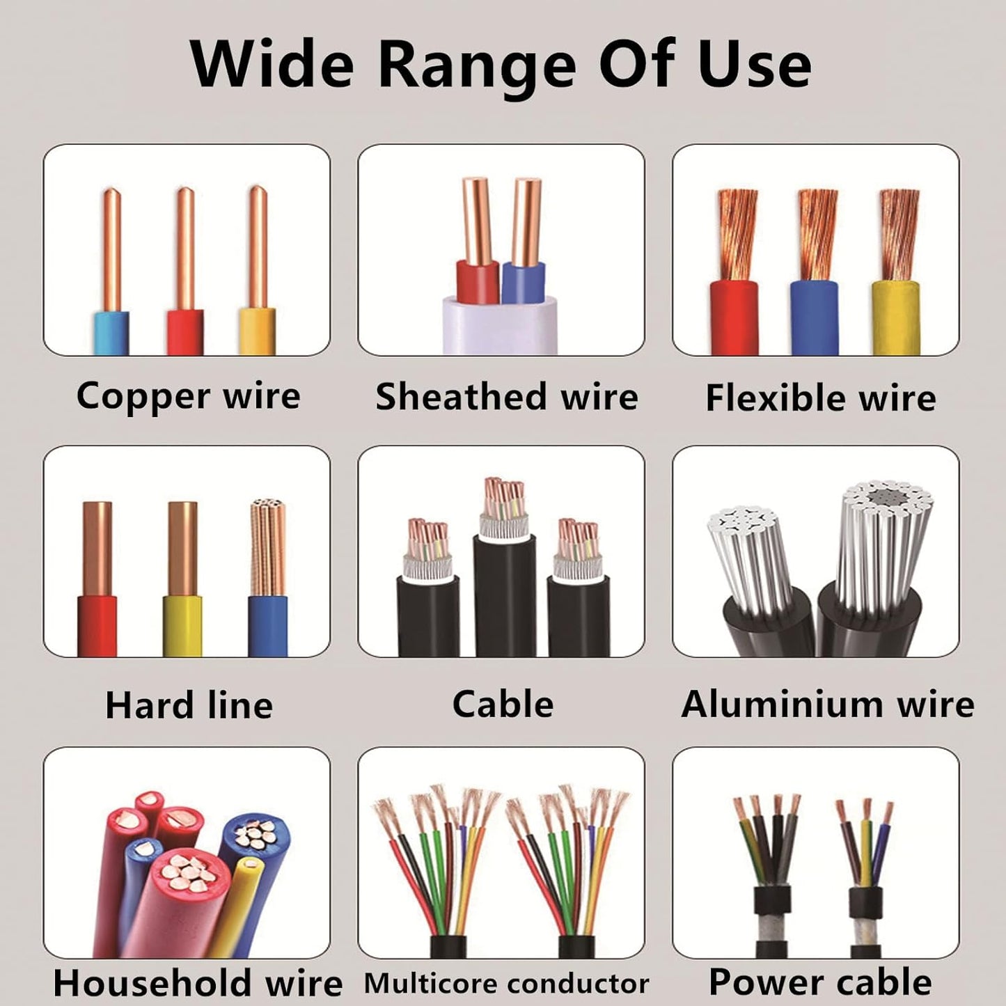 WISSTTE Manual & Drill Powered Wire Stripper Machine,Suitable for Electric wire diameter
