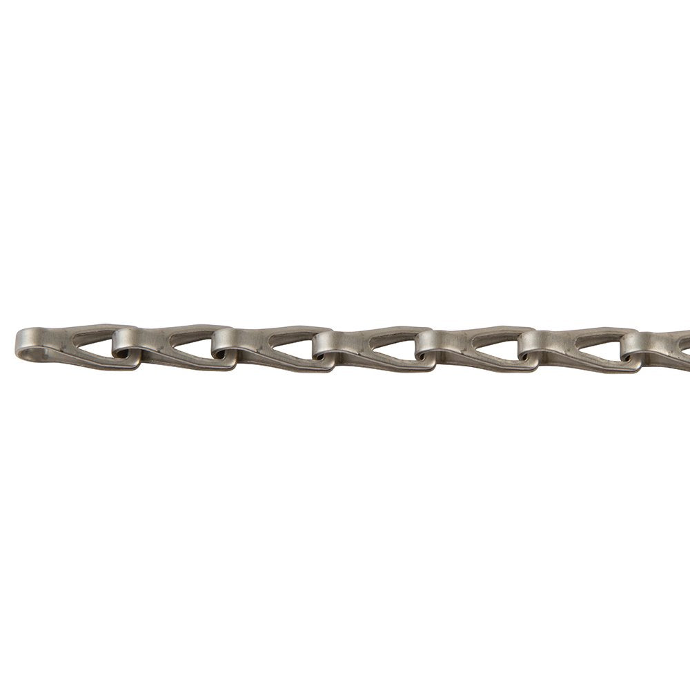 Perfection Chain Products 55145 #25 Stamp Sash Chain, Stainless Steel Clean, 20 FT Carton