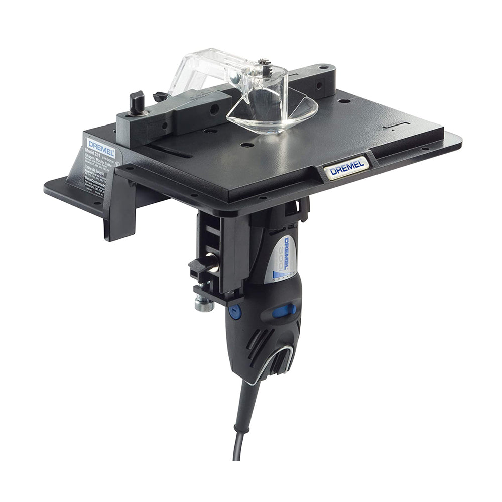 Dremel 231 Portable Rotary Tool Shaper and Router Table- Woodworking Attachment Perfect for Sanding, Shaping, and Trimming Edges