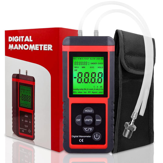 EHDIS Manometer, Professional Air Pressure Meter