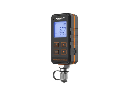 NAVAC NMV1S Premium Micron Vacuum Gauge - High-Pressure Protection