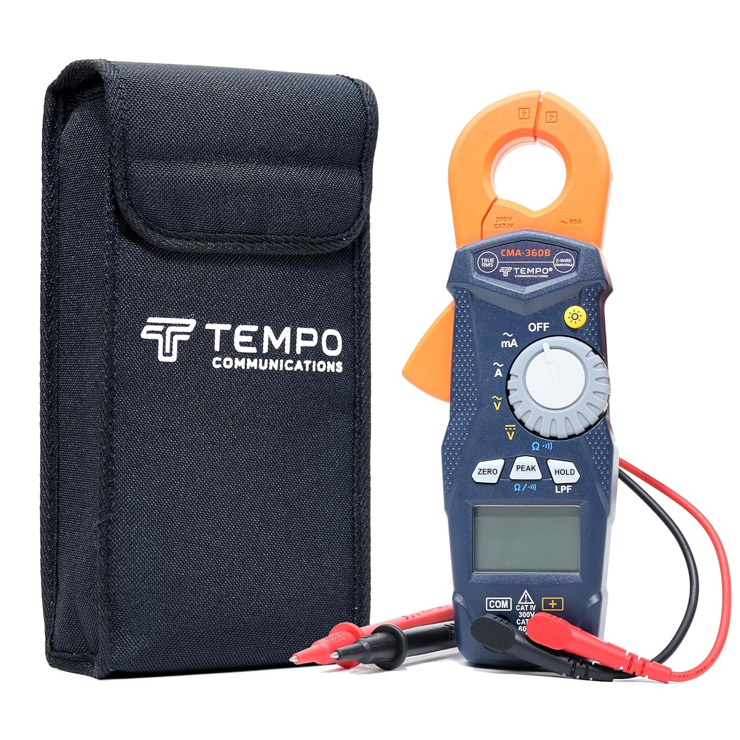 TEMPO CMA-360B True RMS Pro Milliamp Clamp Meter AC/DC Current - Measu ...