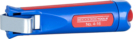 WEICON Cable Stripper No. 4-16 | Multi Stripping Knife | adjustable cutting depth | for all common round cables