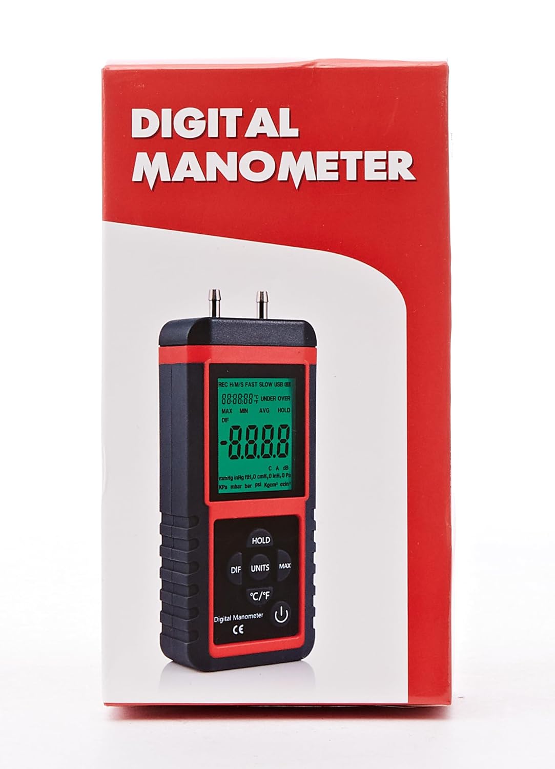 EHDIS Manometer, Professional Air Pressure Meter