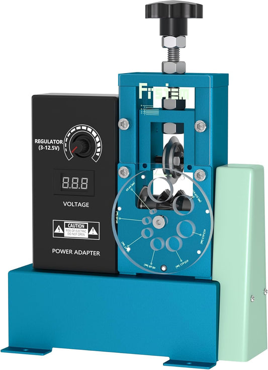 Frstem Automatic Wire Stripper Machine, 0.12"-0.79" Electric Wire Stripping Machine with Patented Disk Design