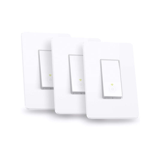 Kasa Smart Light Switch HS200P3, Single Pole, Needs Neutral Wire, 2.4GHz Wi-Fi Light Switch Works with Alexa and Google Home