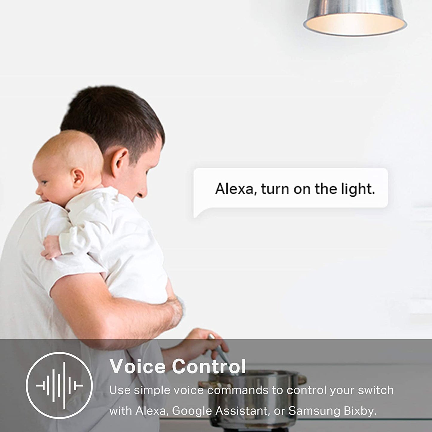 Kasa Smart Light Switch HS200P3, Single Pole, Needs Neutral Wire, 2.4GHz Wi-Fi Light Switch Works with Alexa and Google Home