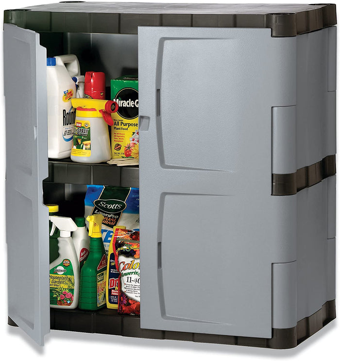 Rubbermaid Storage Small Cabinet with Doors, Lockable Storage Cabinet, –  Pete's Industrial & Scientific